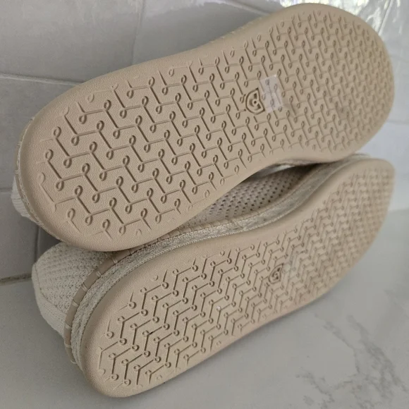 NWOT Rothy's The Espadrille Mary Jane in Jasmine Cream Ivory Flat Size 13 - Picture 8 of 10